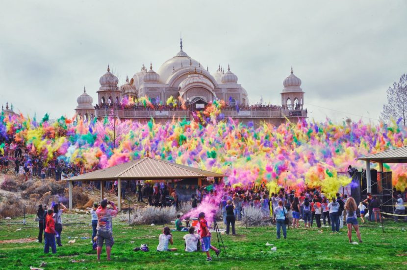 El Festival de Colores Holi en India 1