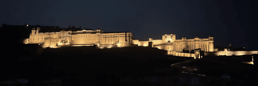 Amber Fort de noche